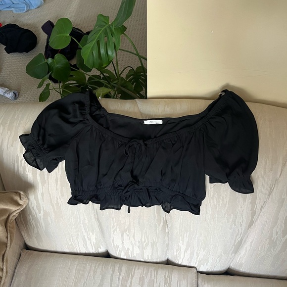 Elegant Black Women's Top - Picture 2 of 2